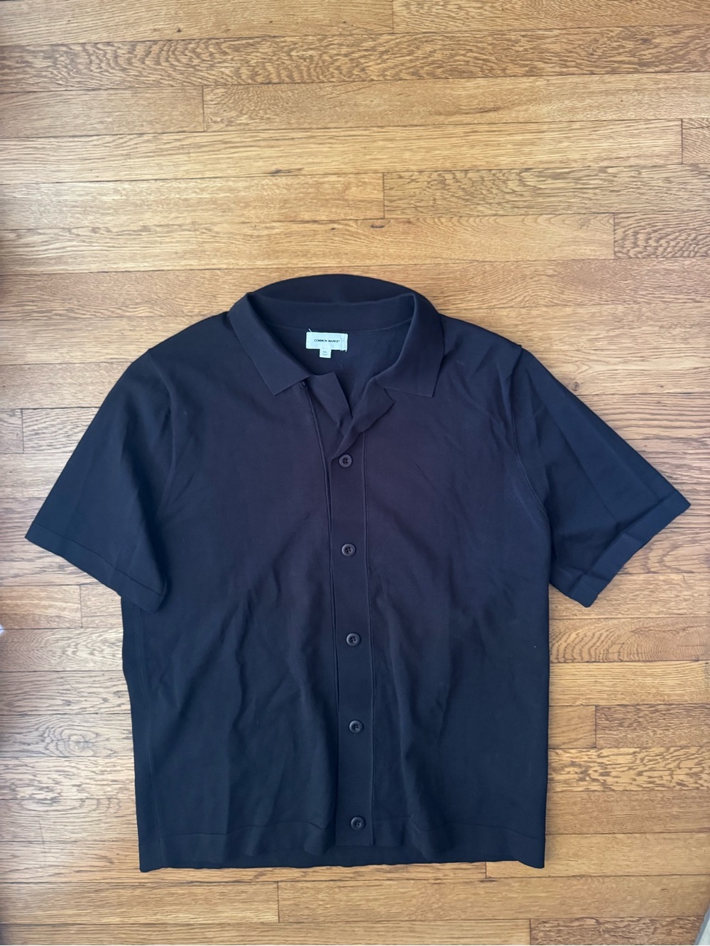 Common Market -  Black Short-Sleeve Button Shirt